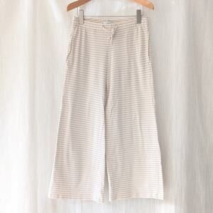 Free People The Tiny Big Sister Striped High-rise Wide Leg Pants, size EU 36/S